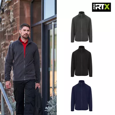 Pro RTX Men's Full Zip Fleece Winterwarm Jacket (RX402) - Plain Casual Workwear • $35.10