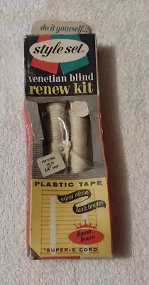 Style Set Vintage Venetian Blind Renew Kit Unused In Original Box • $15