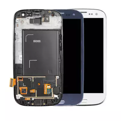 LCD And Touch Assembly With Frame For Samsung Galaxy S3 I9300 OEM Refurbished • $86.95