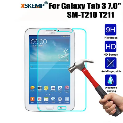 Tempered Glass Screen Protector Real For SAMSUNG GALAXY Tab 3 7.0 T211 T210 T215 • $18.81