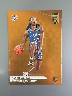 Cason Wallace 2023-24 Panini Donruss Elite Orange Parallel RC #219 • $1