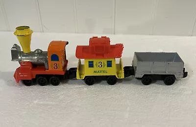 VNTG Mattel First Wheels Die Cast Metal Train Set 1980 Hong Kong🔥👀FAST SHIP • $15.99