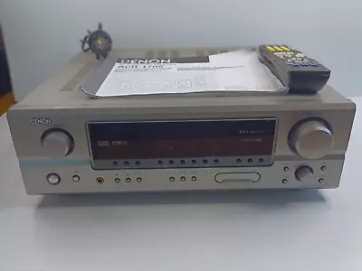 DENON AV Surround Receiver Amplifier AVR 1705 With Remote & Manual Vintage  • $159.95