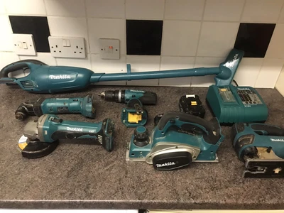£499 • Buy MAKITA 18v Bundle Power Tools MAKITA JOBLOT Grinder Planer Jigsaw Multi Tool Etc
