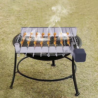 Electric Mangal BBQ Kabab Shashlyk Portable Barbeque Grill 10 Skewer Steel 360° • $57