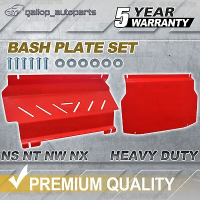Bash Plates Sump Guard For Mitsubishi Pajero NS NT NW NX 2006-2022 RED H/Duty • $191