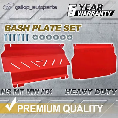 Bash Plates Sump Guard For Mitsubishi Pajero NS NT NW NX 2006-2022 RED H/Duty • $191