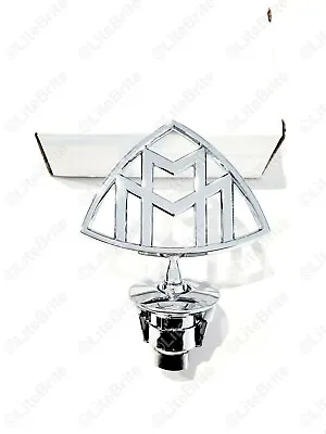 MB-MLS Maybach Hood Emblem Ornament Badge Standing Mercedes Benz S600 500 W222 C • $64.95