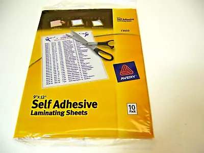 9 X 12 Self Adheaive Laminating Sheets     #R392 • $12.95