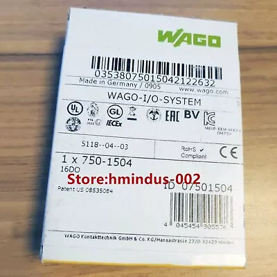 New In Box Wago 750-1506 Buscoupler DeviceNet Module PLC Adapter  7501506 • $156