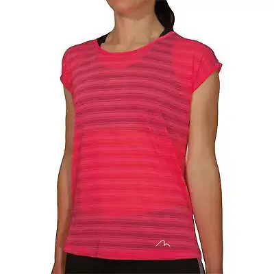 £3.49 • Buy More Mile Womens Breathe Short Sleeve Top Pink Lightweight Training T-Shirt