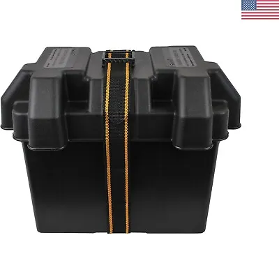 Durable Battery Box For Marine RV Camping Solar - Acid Resistant & Tough • $42.99