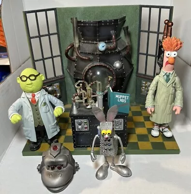 Palisades Jim Henson Muppets Labs Playset With Beaker And Bunsen Figures • $24.99