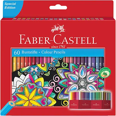 Faber-Castell Classic Colouring Pencils Set Of 60 Assorted Colours • $25.88