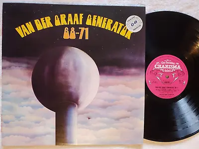 VAN DER GRAAF GENERATOR 68-71 Vinyl Lp 1972 UK Charisma Pink Scroll Prog Rock • $44.99