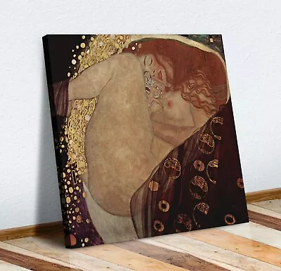 Gustav Klimt Danae CANVAS WALL ART PICTURE PRINT PAINTING Woman - Xl Options • £21.99