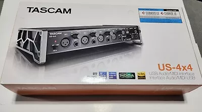 TASCAM US-4x4 USB Audio MIDI Interface Mic Preamp 4 In 4 Out Japan In BOX • $100