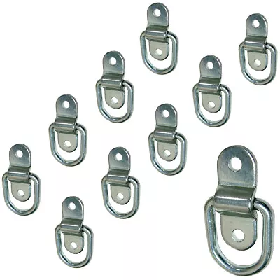 Stainless Steel D-ring Tiedown Anchors 3500 Lb. Capacity Tie Downs 10-Pack • $34.20