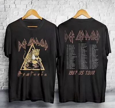 VTG Def Leppard Hysteria 1987 Concert US Tour T-shirt Unisex S-3XL For Fans • $9.99