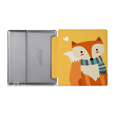 $19.99 • Buy Fox Flip Case Cover For Amazon Kindle Oasis 7 Inch 2022
