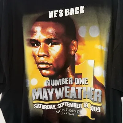 Floyd Mayweather  Vs Juan Manual Marquez T Shirt 2009 Boxing Fight Tee Men’s XXL • $89.99