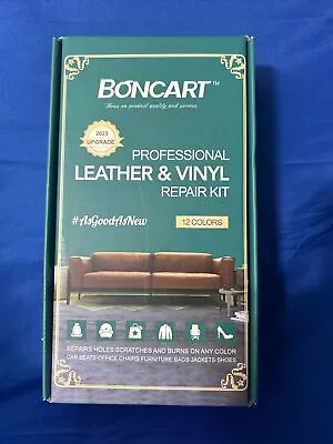 BONCART Vinyl And Leather Repair Kit For Furniture/Sofa/Purse/Car Seat/Couch NEW • $16.61