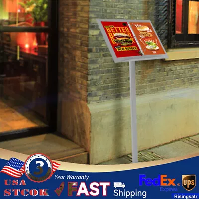 Floor Poster Stand Menu Display Stand Brochure Stand Advertising Stand 3.77FT • $72