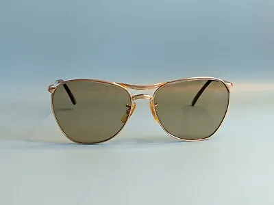 Vintage 60s Gold Filled Melior Aviator Sunglasses Made In France Great #175 • $84.92