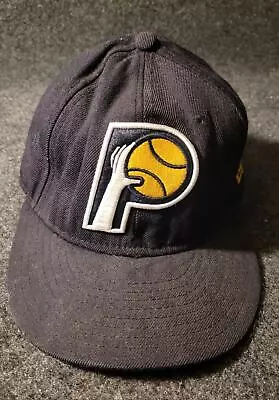 Indiana Pacers Hat Cap Blue Black NBA Basketball Snapback Mitchell & Ness AA1 • $14.99