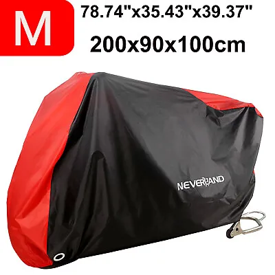 Medium Bike Motorcycle Cover Waterproof Outdoor Rain Scooter Motorbike Protector • $18.59