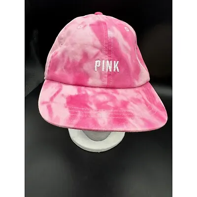 Victoria's Secret Pink Adjustable Baseball Hat Cap Tie Dye EUC • $11.50