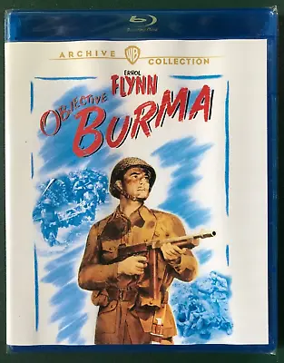 Objective Burma! (Blu-ray) 1945 Errol Flynn MINT CONDITION SEALED Ohio Seller • $24.97