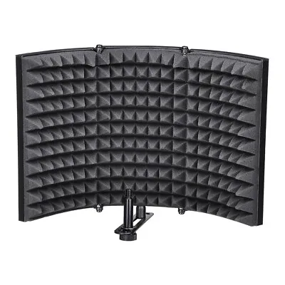 3Panel 13x10  Microphone Soundproof Filter Vocal Recording Foam Isolation Shield • $34.90