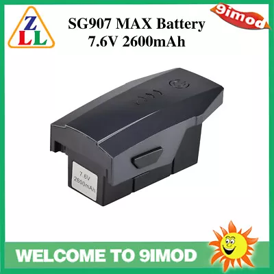 ZLL SG907 MAX Battery 7.6V 2600mAh GPS Wifi FPV RC Drone Original Lipo Battery • $37.48