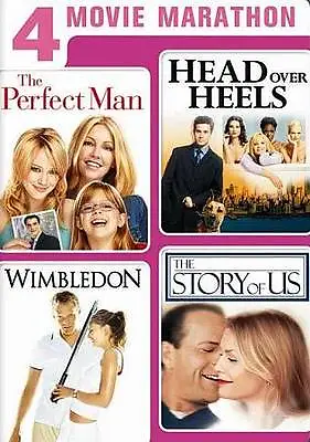 4 Movie Marathon: The Perfect Man/Head Over Heels/Wimbledon/The Story Of Us • $5.70