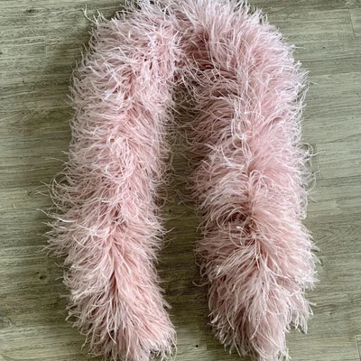 £430 • Buy Baby Pink Ostrich Feather Boa