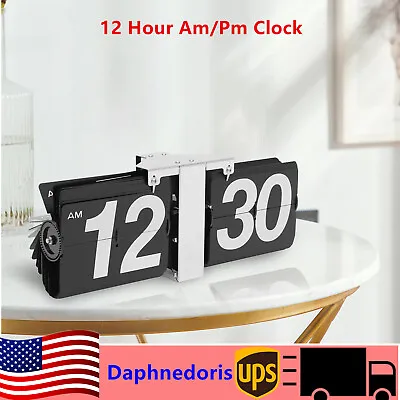 Electrical Page Turning Clock Automatic Flip Digital Clock Tabletop Flip Clock  • $62