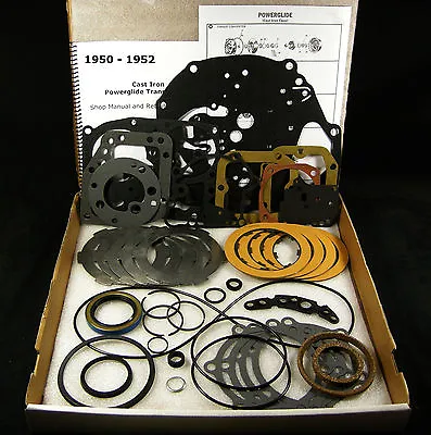 1950 1951 1952 Cast Iron Powerglide Transmission Overhaul Parts Rebuild Kit • $294.45