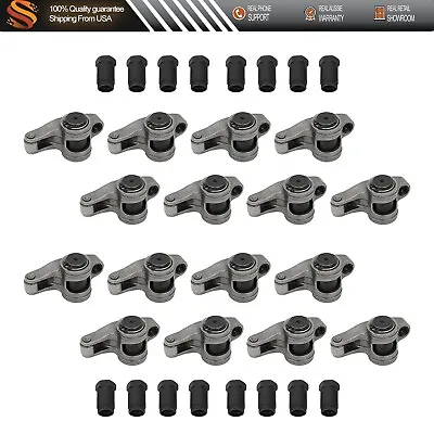 For Big Block Chevy Stainless Steel Roller Rocker Arm 1.7 Ratio 7/16  454 BBC • $126.95