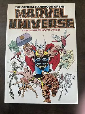 Official Handbook Of The Marvel Universe Volume Seven 1987 Marvel Comics • $9