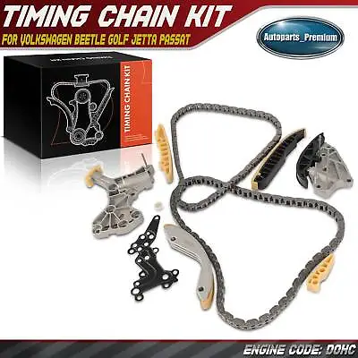 10x Engine Timing Chain Kit For Volkswagen Beetle Golf Jetta Passat Rabbit 2.5L • $119.99