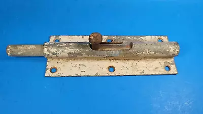 Latch Security Lock Door Slide Barrel Bolt 6 3/8  Body 9/16  Bolt GS Vintage • $32.97