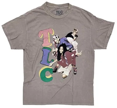 TLC R&B Music Band Men's Mineral Stone Acid Distressed Vintage Wash Tee T-Shirt • $17.99