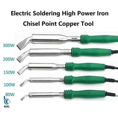 £27.48 • Buy 80W/100W/150W/200W/300W Electric Soldering Iron High Temperature Tip Welding