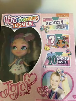 HAIRDORABLES Loves Jojo Siwa Series 4 Limited Edition Collectible Doll Toy NEW • $20.45