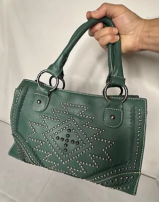 Beautiful Montana West Genuine Leather Hand Bag Unique Sea Green Color Unique • $40