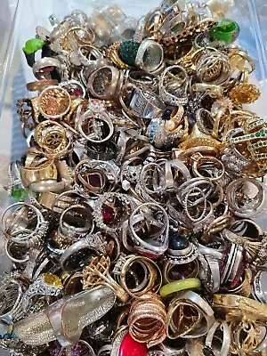 Silver 925 RINGS LOT - VINTAGE ANTIQUE MODERN  - 3 PIECES - MIXED LOT SIZES • $99.99