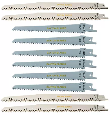 £10.99 • Buy Saxton 10 Blade Reciprocating Sabre Saw Combo Wood For Makita Bosch Pack C