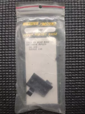 WEAVER  #161  Pivot Scope Mount Base Savage 110 Cil 950 • $8.75