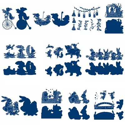 $14.03 • Buy Animals Metal Cutting Die And Card Set Paper Stencil For DIY Scrapbooking Crafts